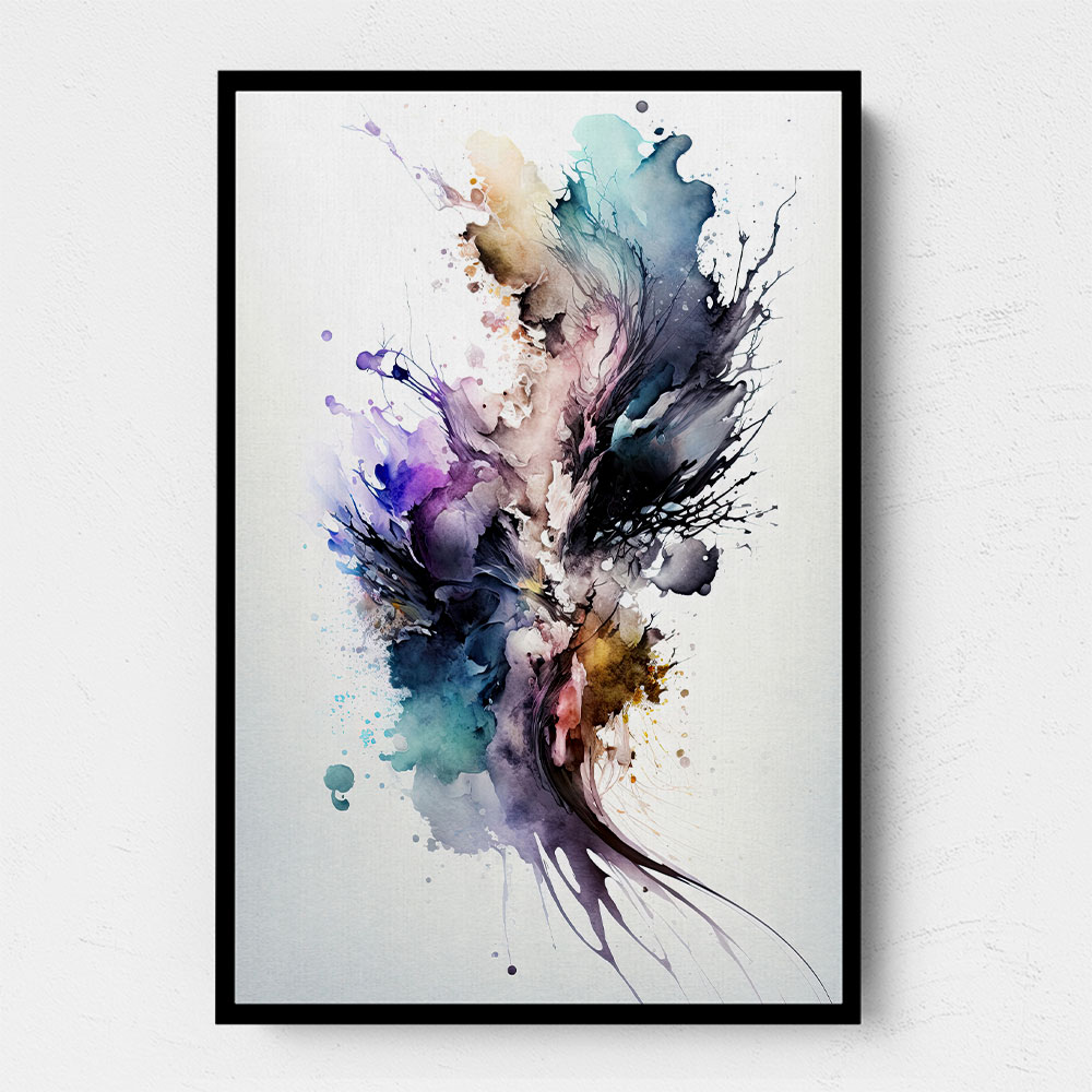 Ink Splash Abstract 44 Wall Art