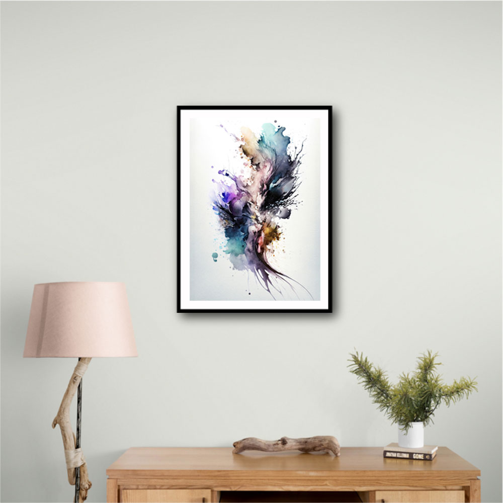 Ink Splash Abstract 44 Wall Art