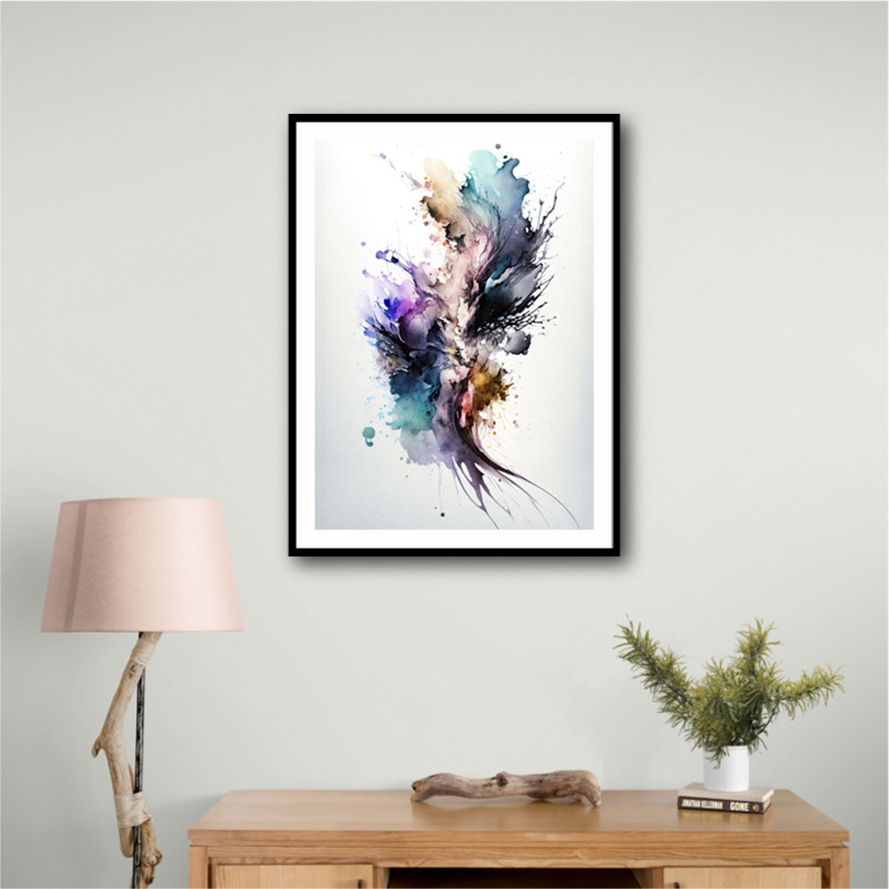 Ink Splash Abstract 44 Wall Art