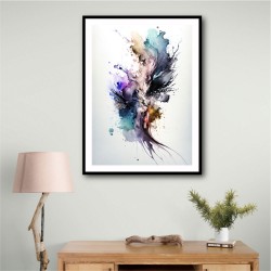 Ink Splash Abstract 44 Wall Art