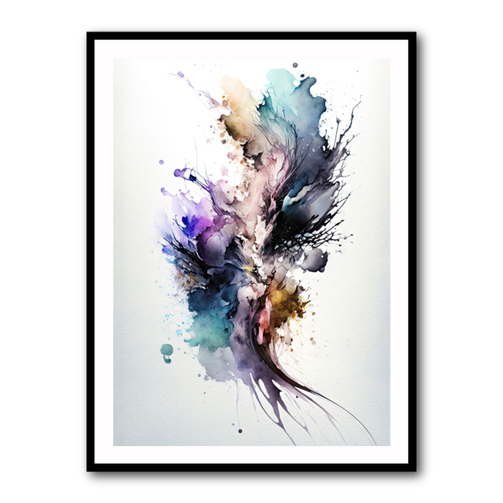 Ink Splash Abstract 44 Wall Art