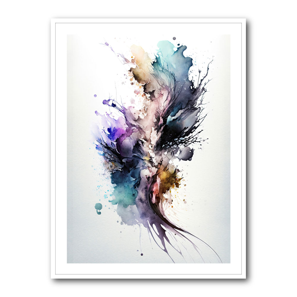 Ink Splash Abstract 44 Wall Art