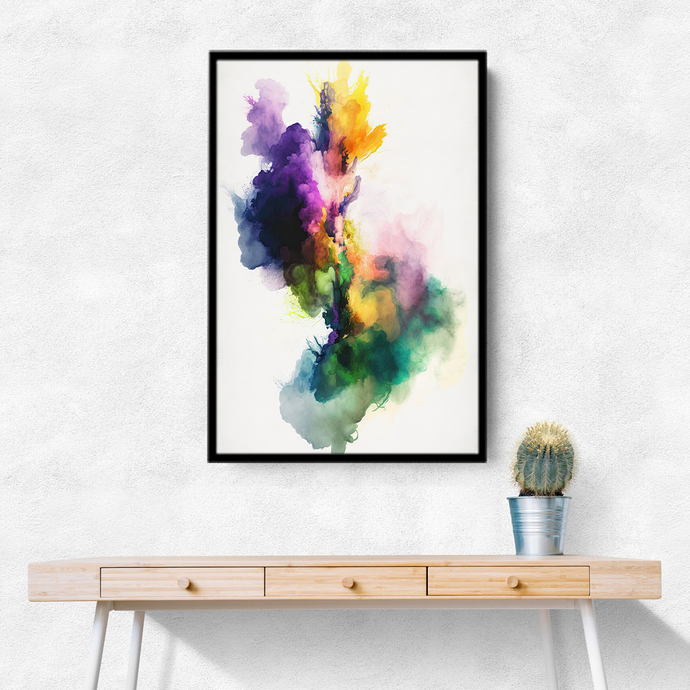 Ink Splash Abstract 45 Wall Art