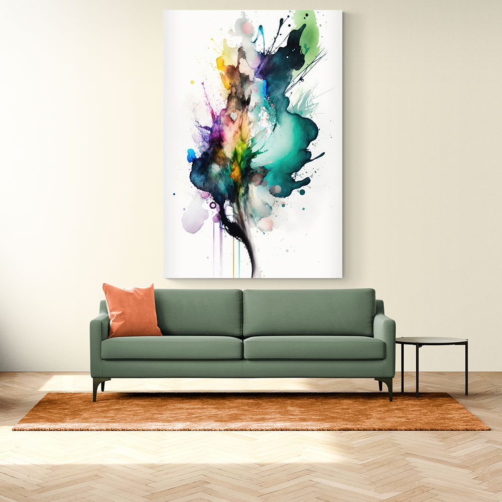 Ink Splash Abstract 46 Wall Art