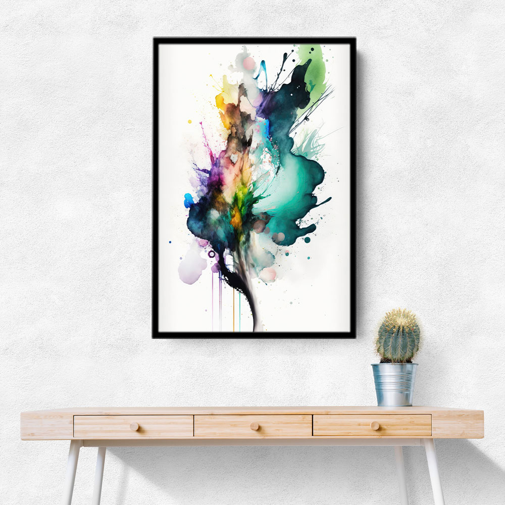 Ink Splash Abstract 46 Wall Art