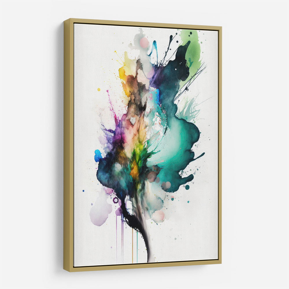 Ink Splash Abstract 46 Wall Art