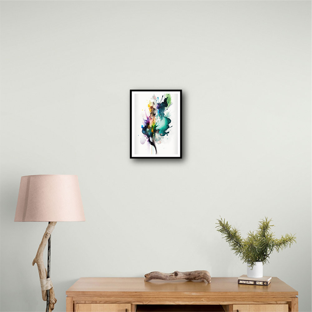 Ink Splash Abstract 46 Wall Art