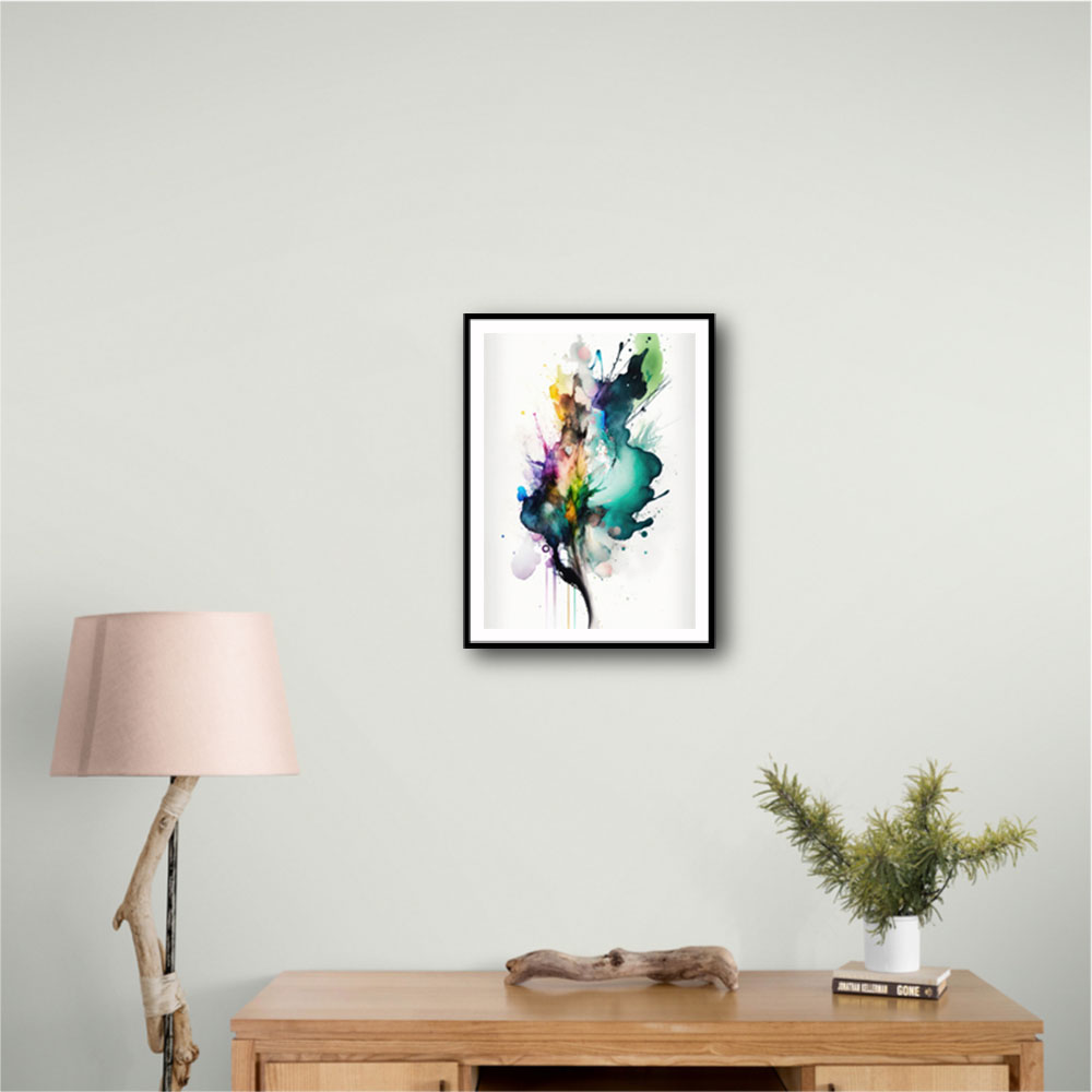 Ink Splash Abstract 46 Wall Art