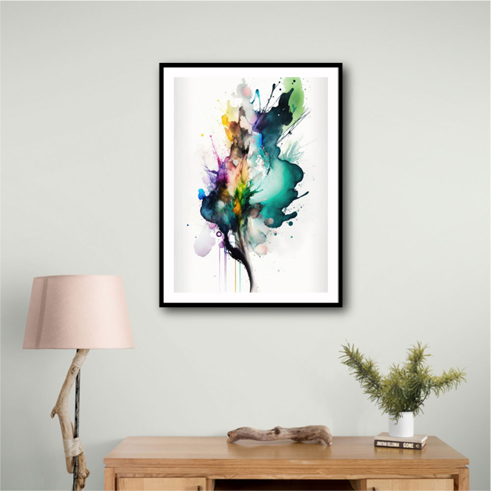 Ink Splash Abstract 46 Wall Art