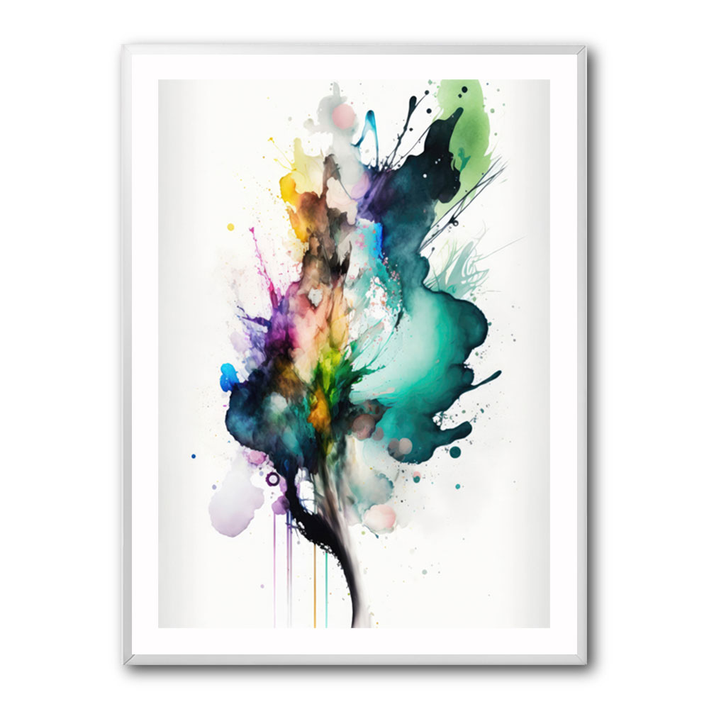 Ink Splash Abstract 46 Wall Art