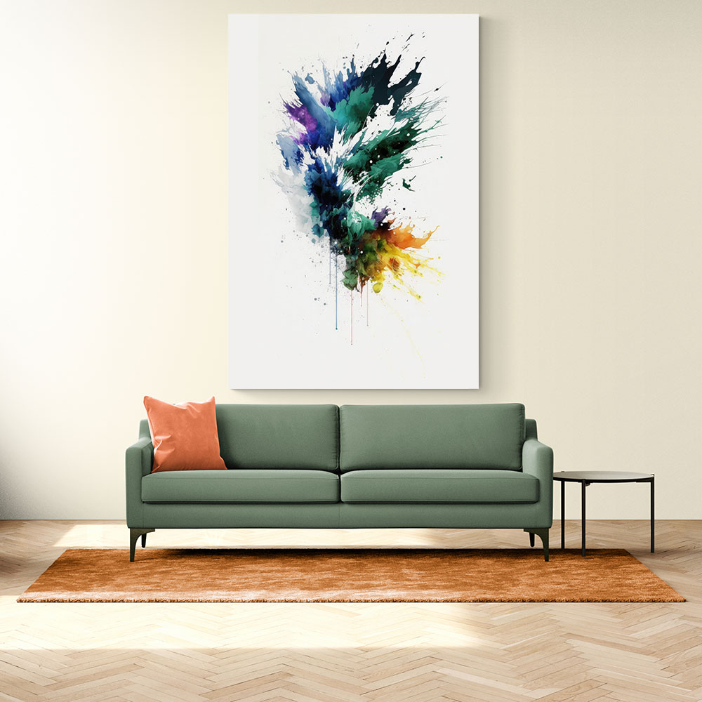 Ink Splash Abstract 47 Wall Art