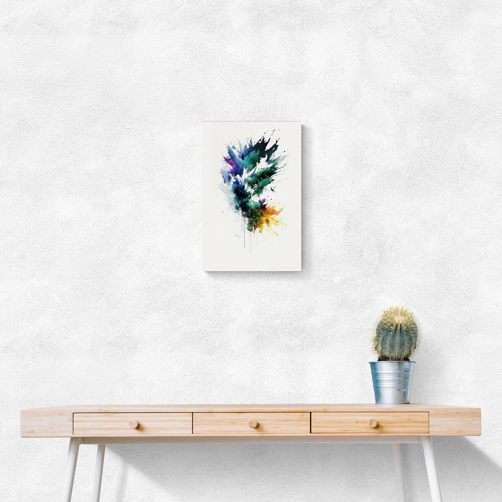 Ink Splash Abstract 47 Wall Art