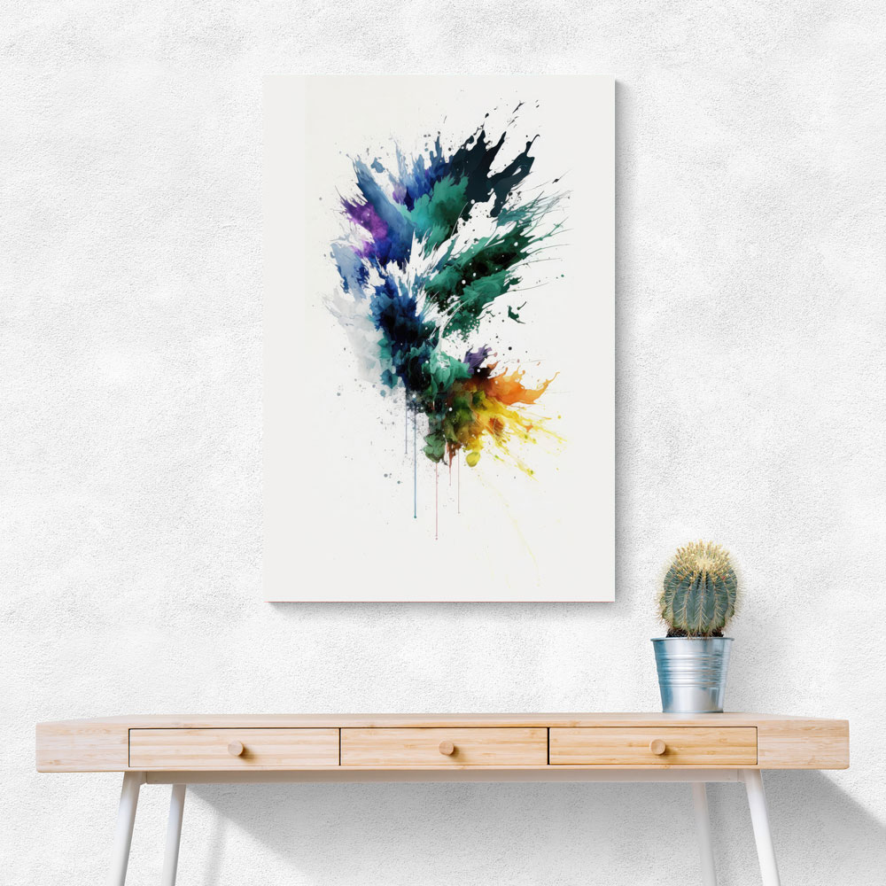 Ink Splash Abstract 47 Wall Art