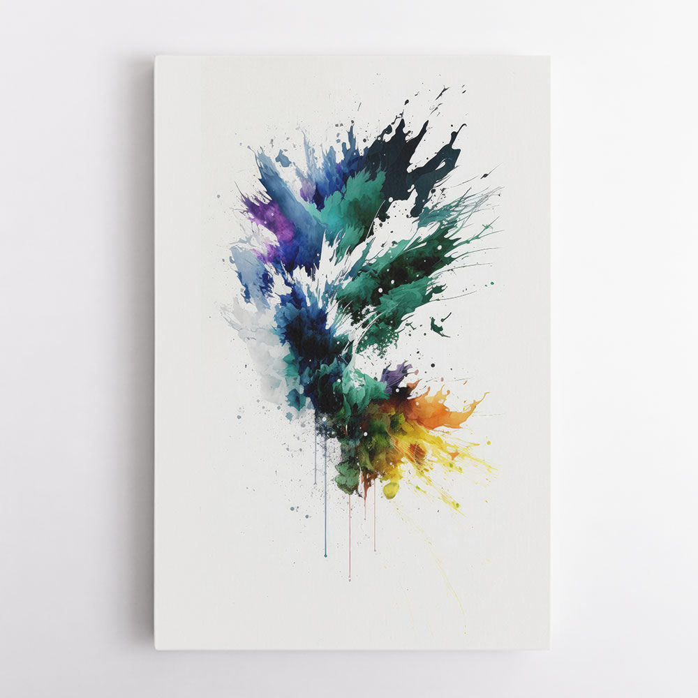 Ink Splash Abstract 47 Wall Art