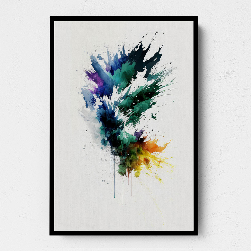 Ink Splash Abstract 47 Wall Art