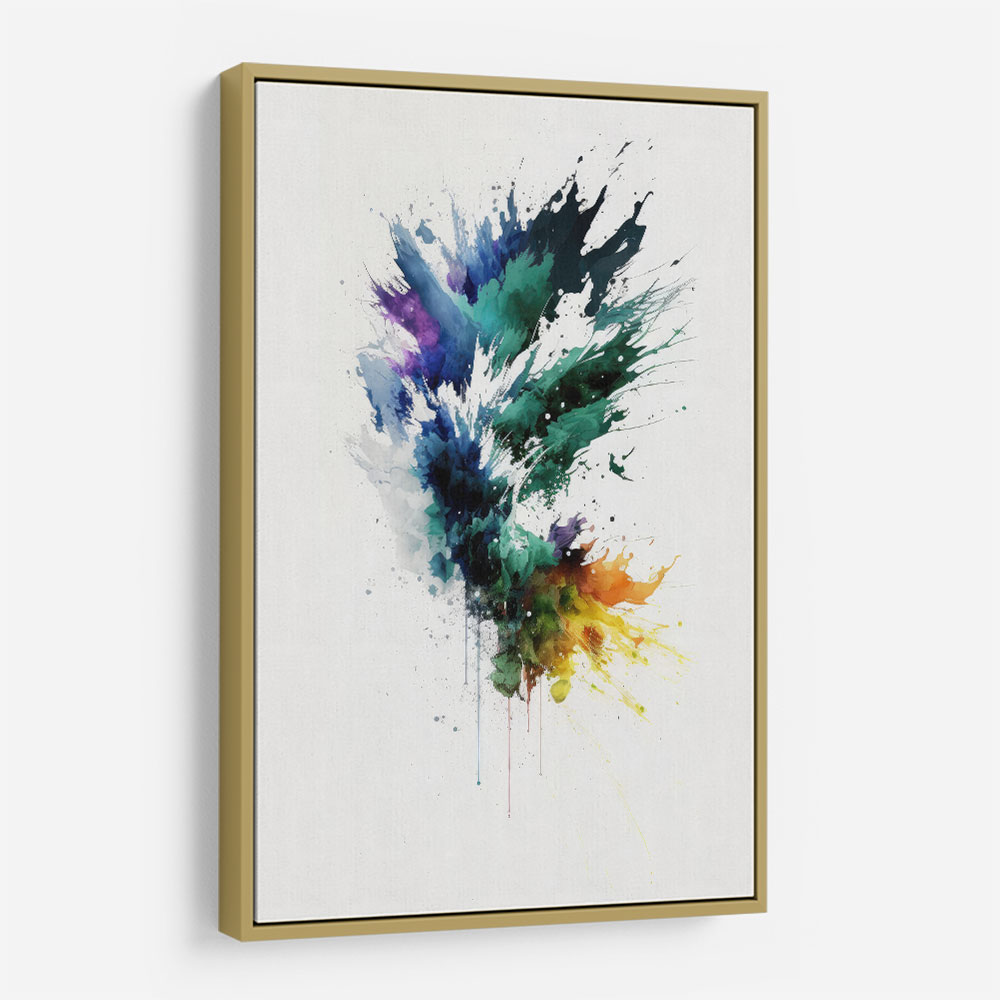 Ink Splash Abstract 47 Wall Art