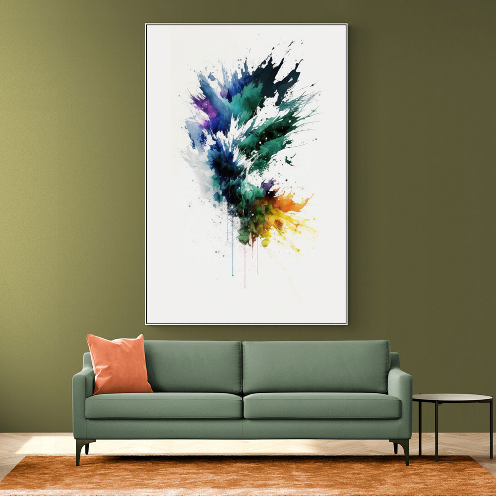 Ink Splash Abstract 47 Wall Art