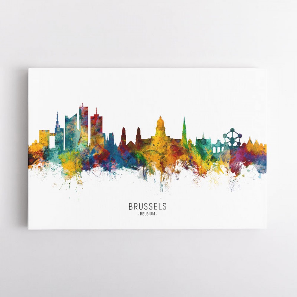 Brussels Belgium Skyline