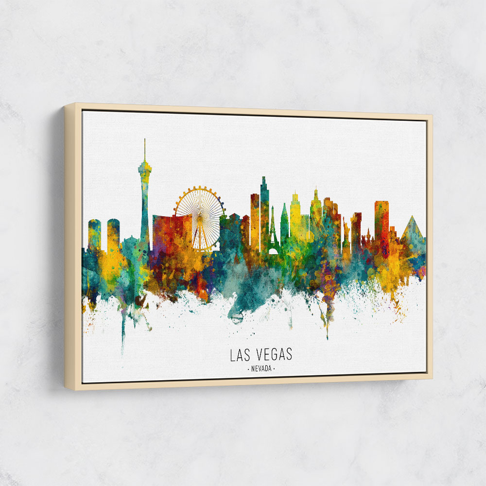 Las Vegas Nevada Skyline Wall Art