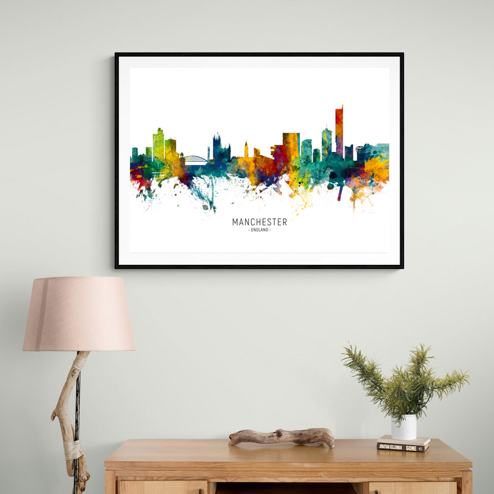 Manchester England Skyline