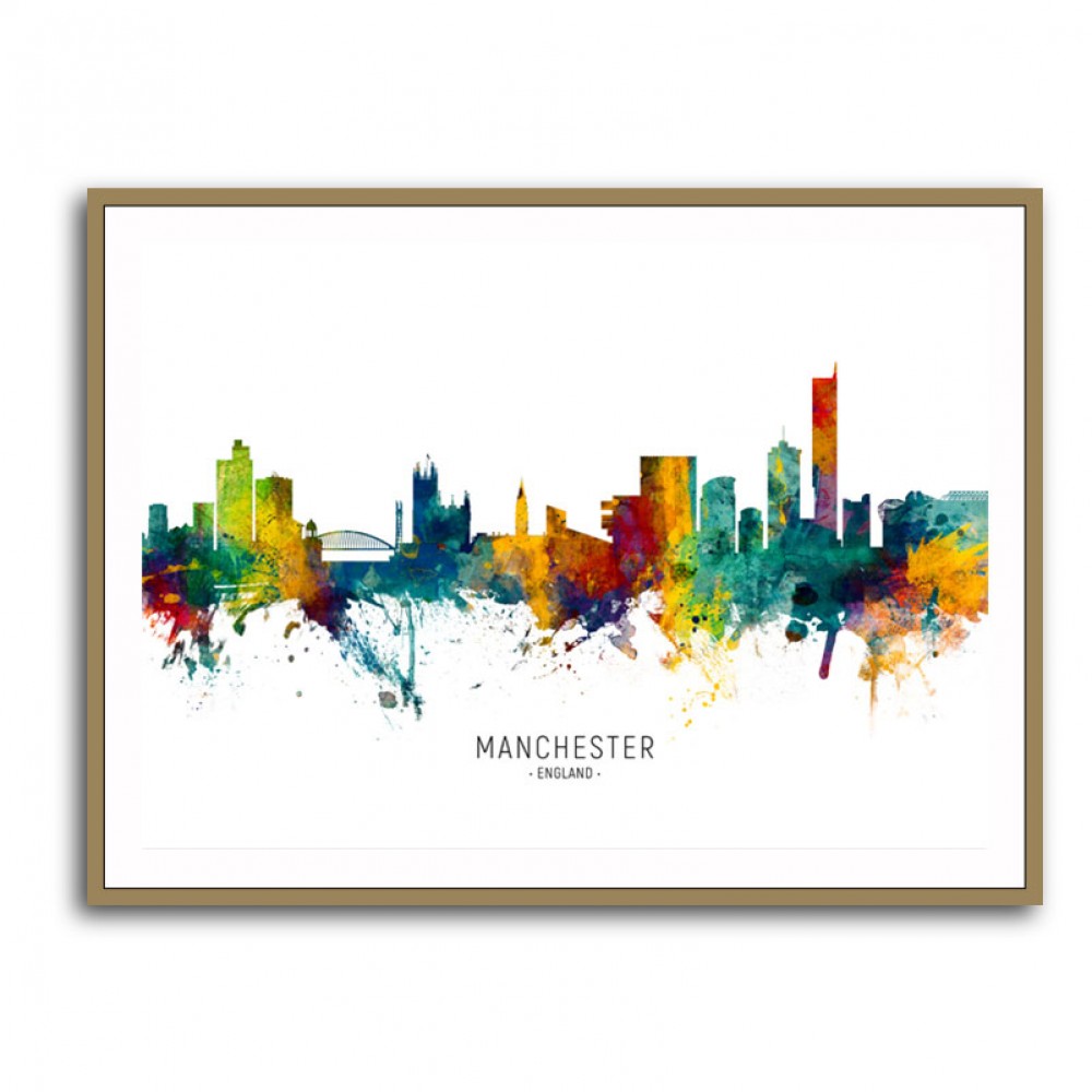 Manchester England Skyline