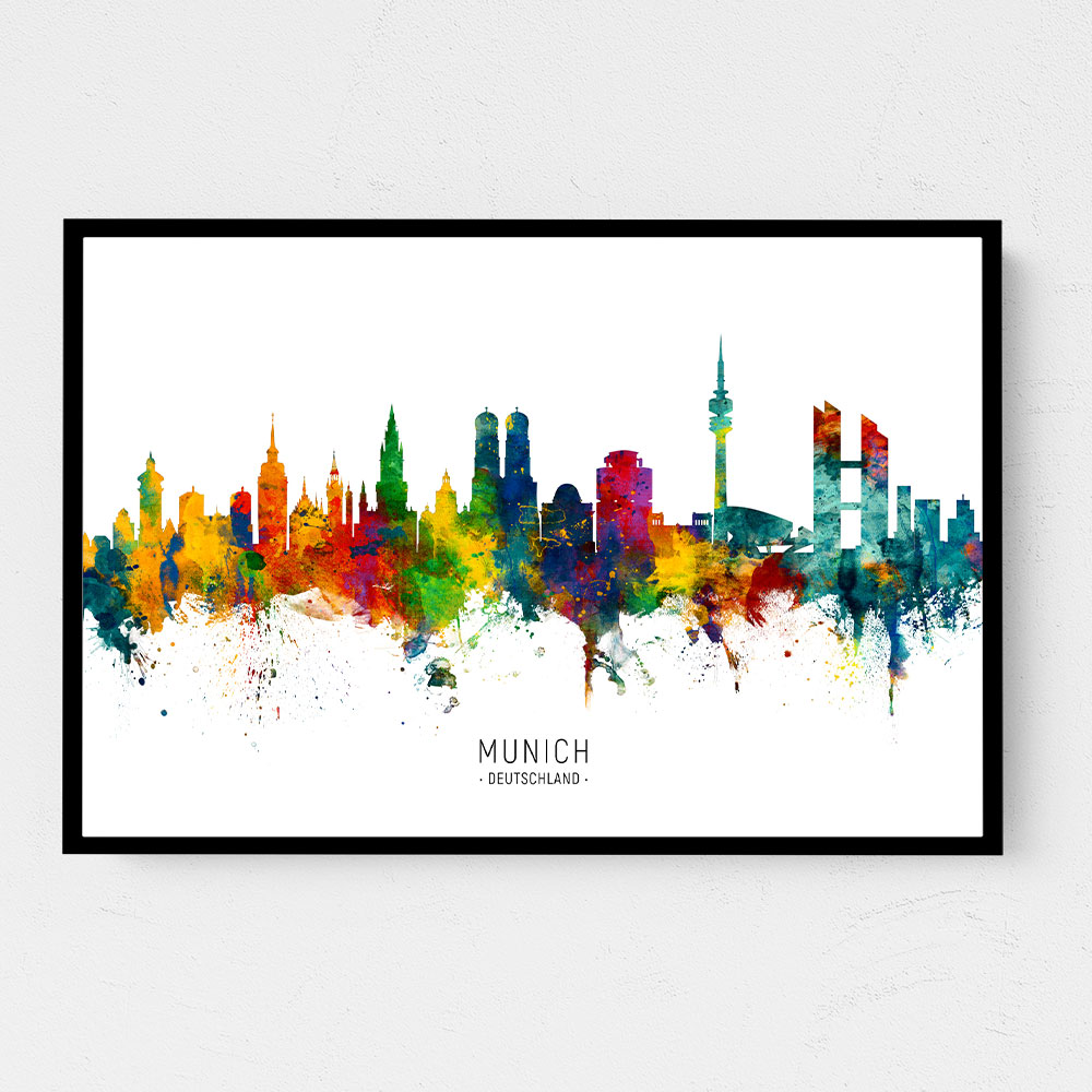 Munich Germany Skyline