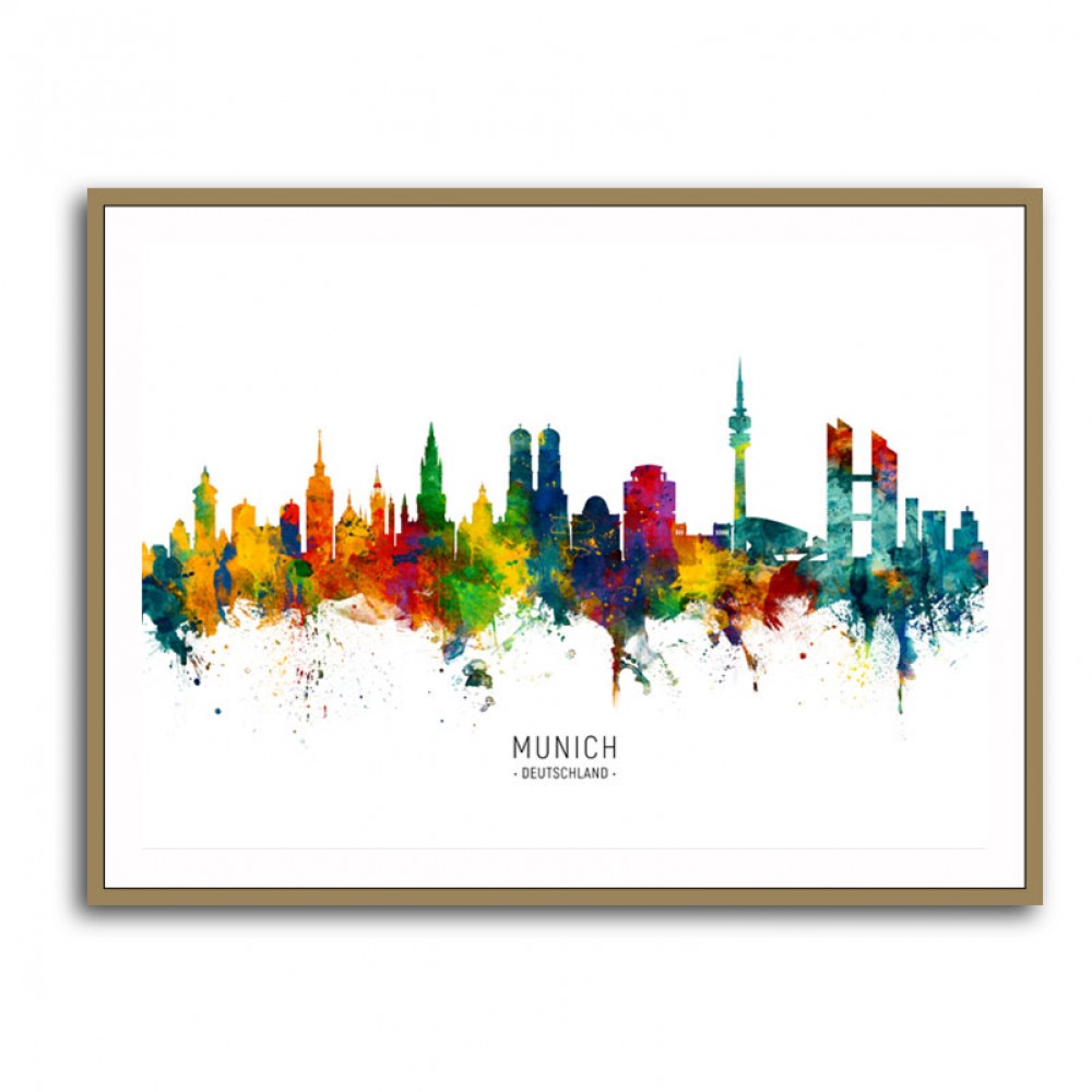 Munich Germany Skyline