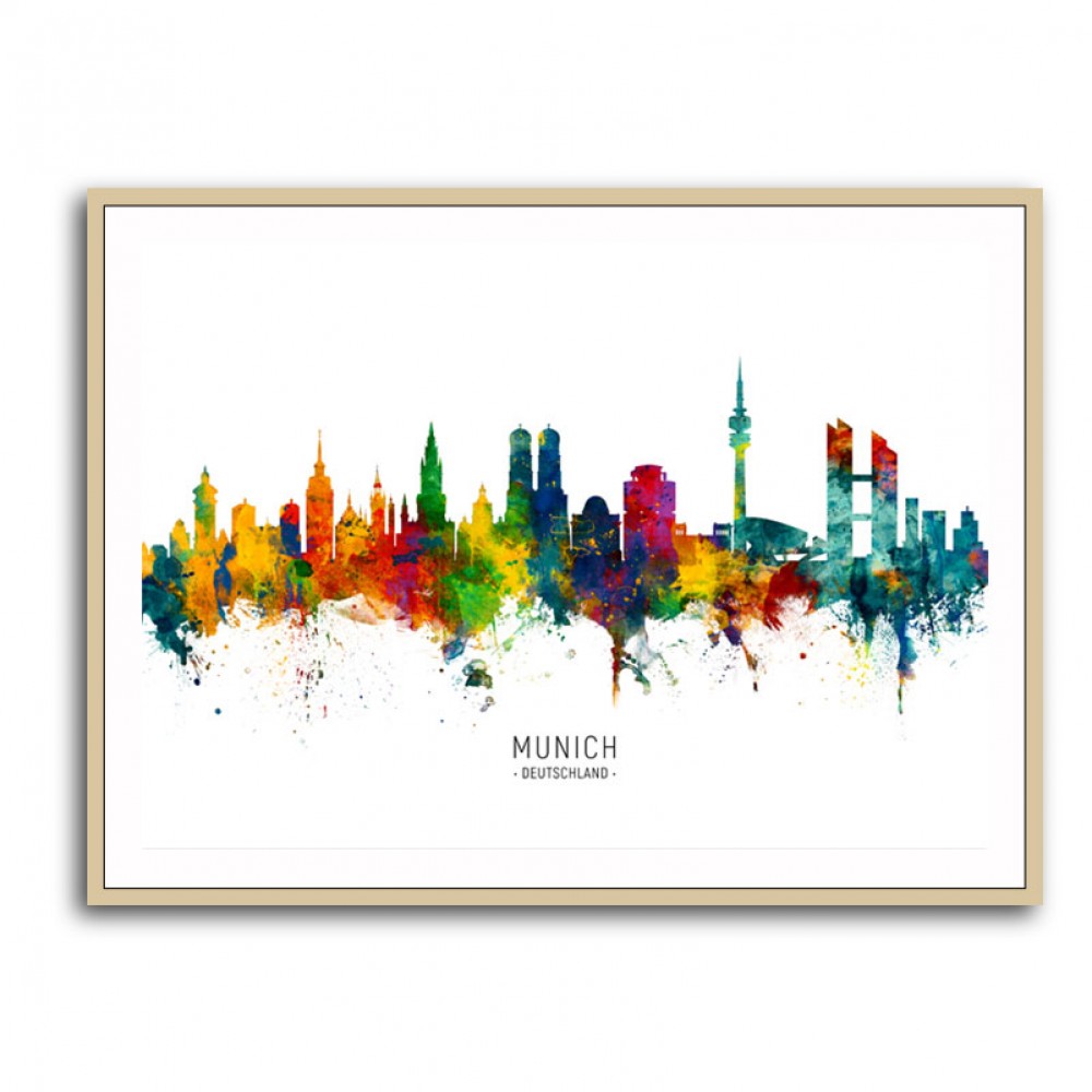 Munich Germany Skyline