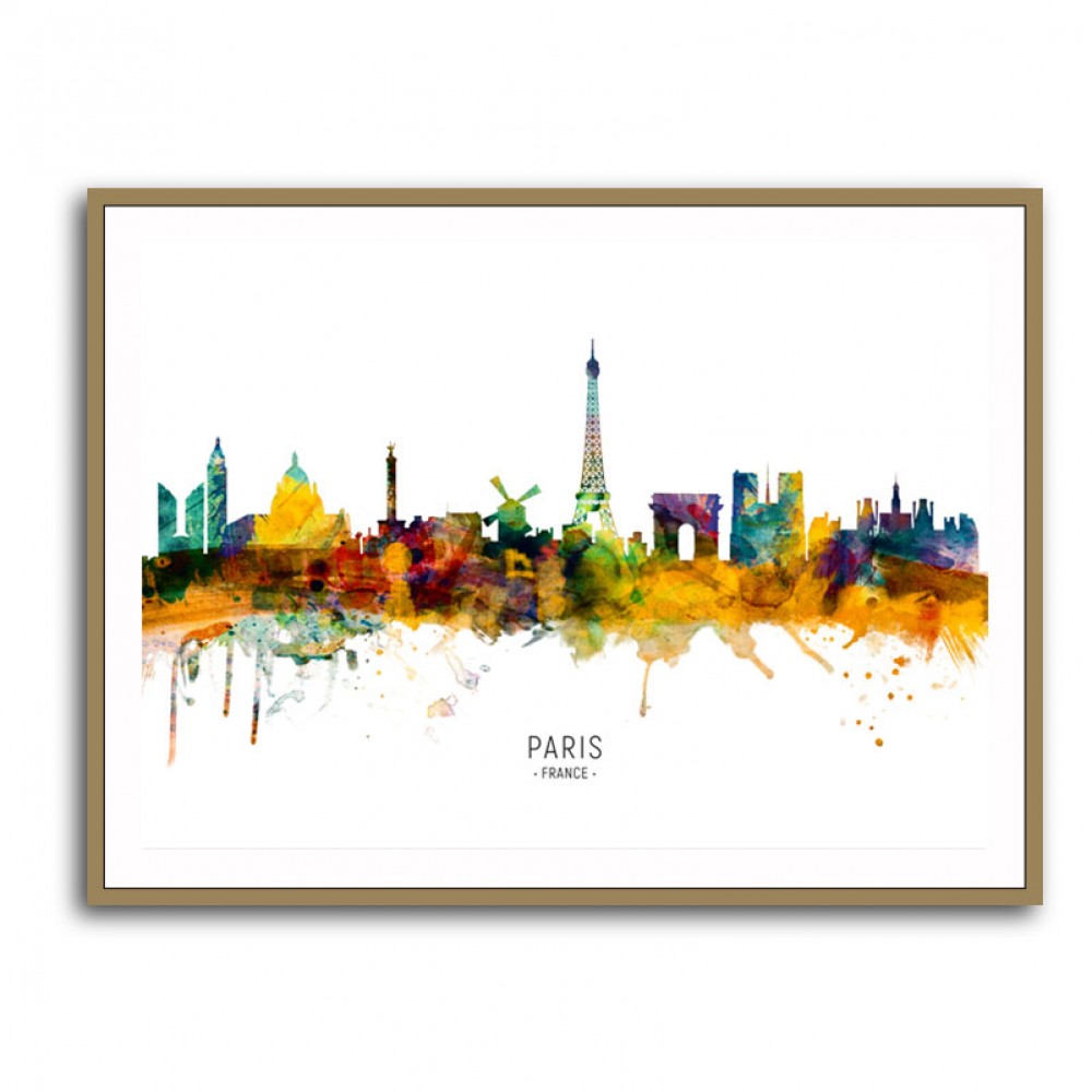 Paris France Skyline