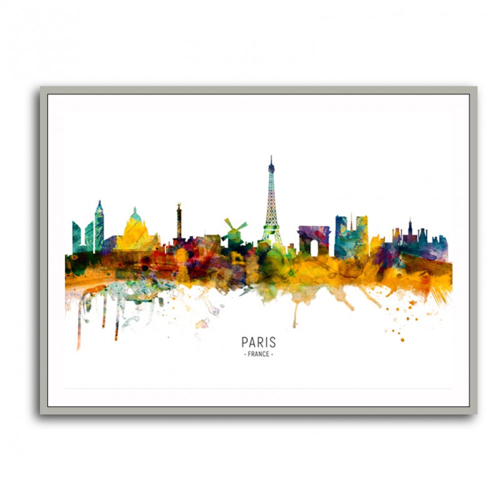 Paris France Skyline