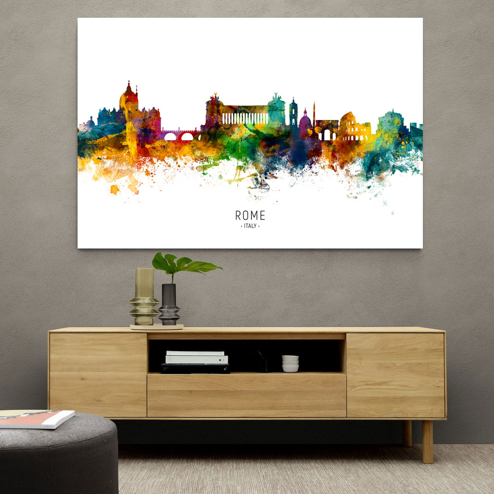 Rome Italy Skyline