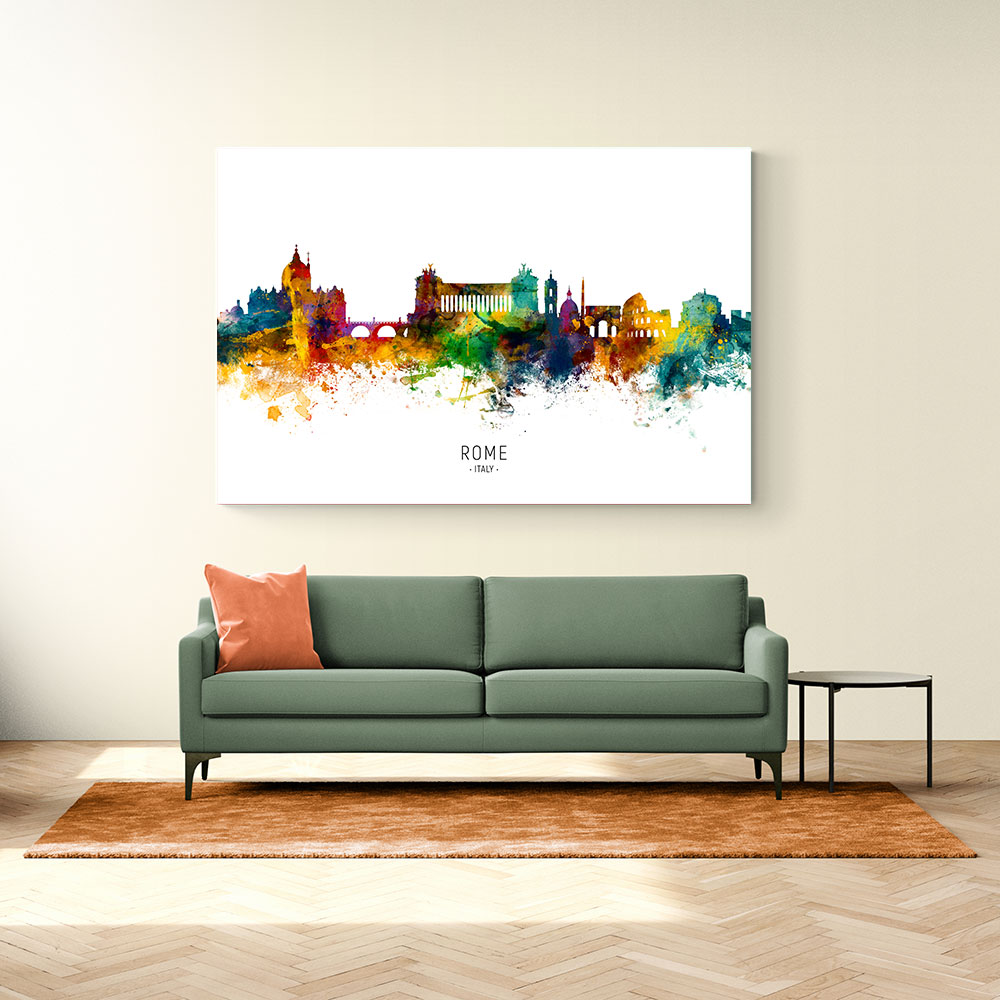 Rome Italy Skyline