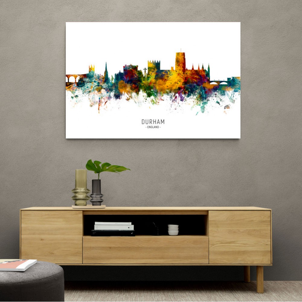 Durham England Skyline Cityscape