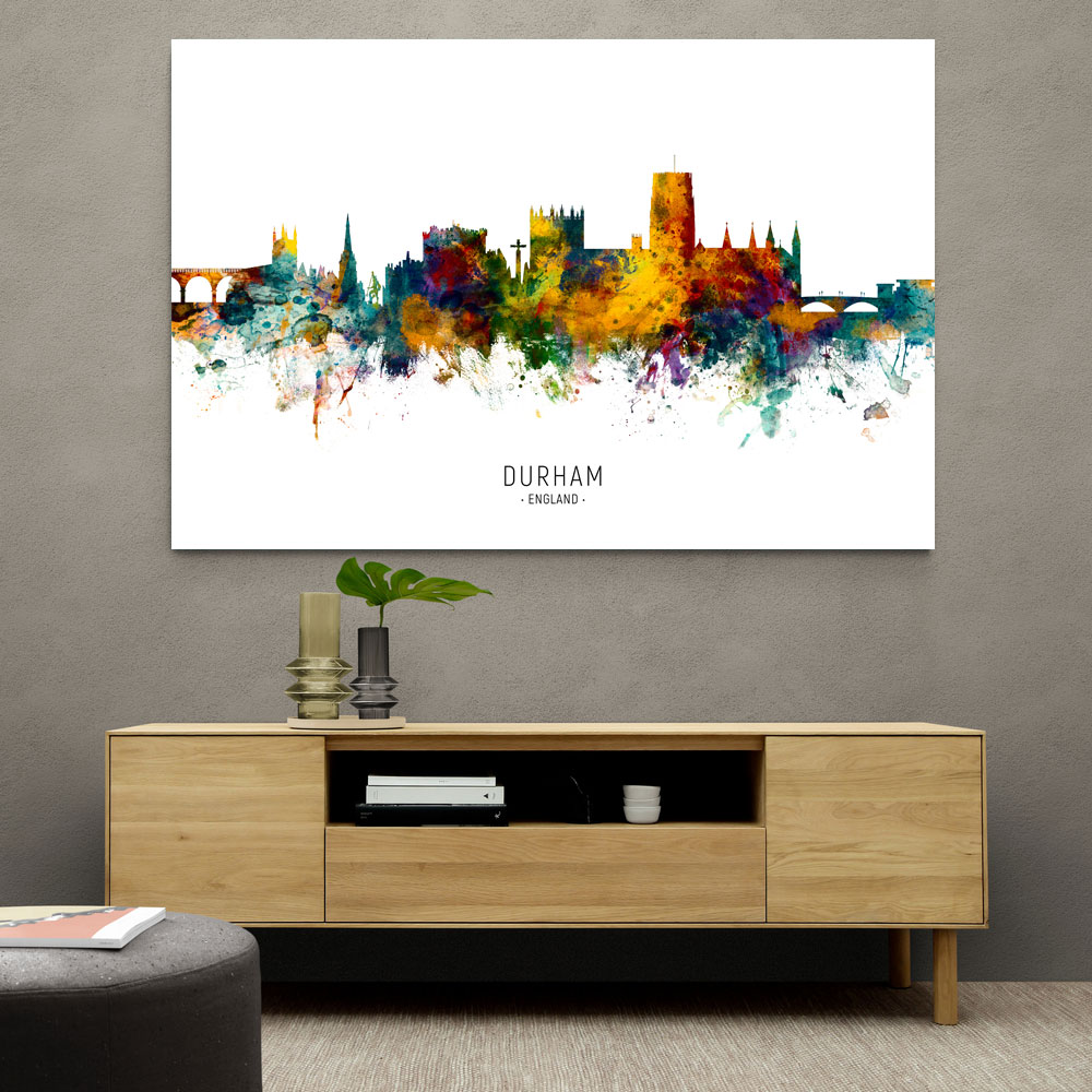 Durham England Skyline Cityscape