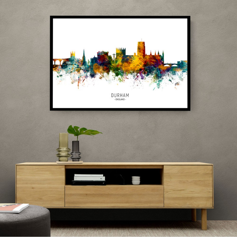 Durham England Skyline Cityscape