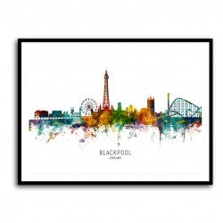 Blackpool England Skyline