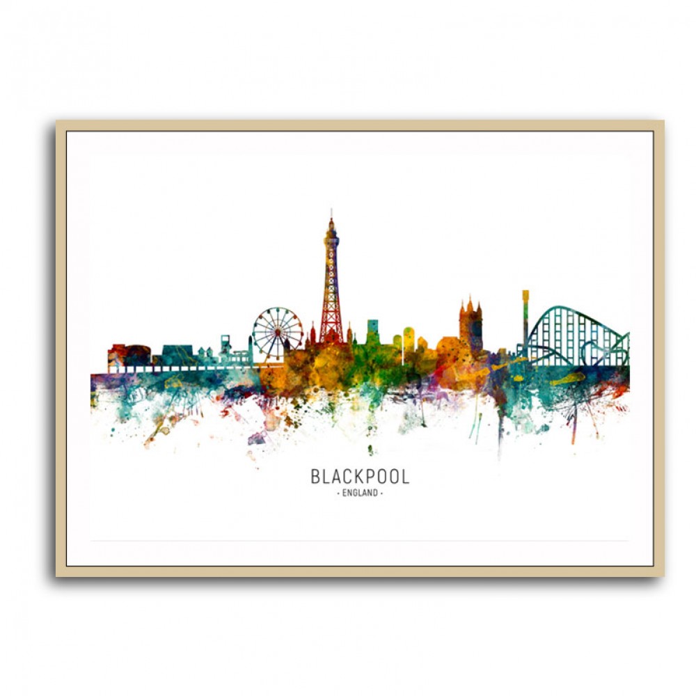 Blackpool England Skyline