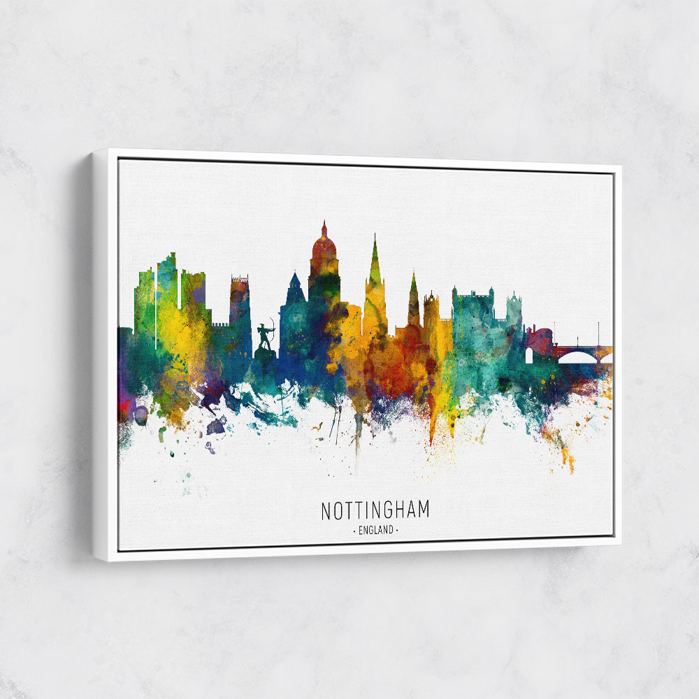 Nottingham England Skyline