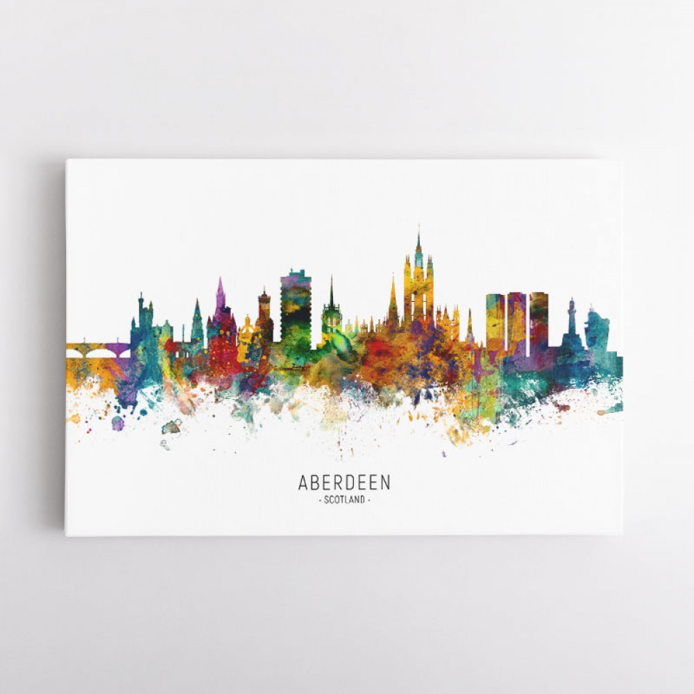 Aberdeen Scotland Skyline