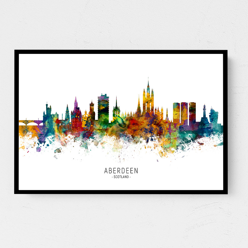 Aberdeen Scotland Skyline