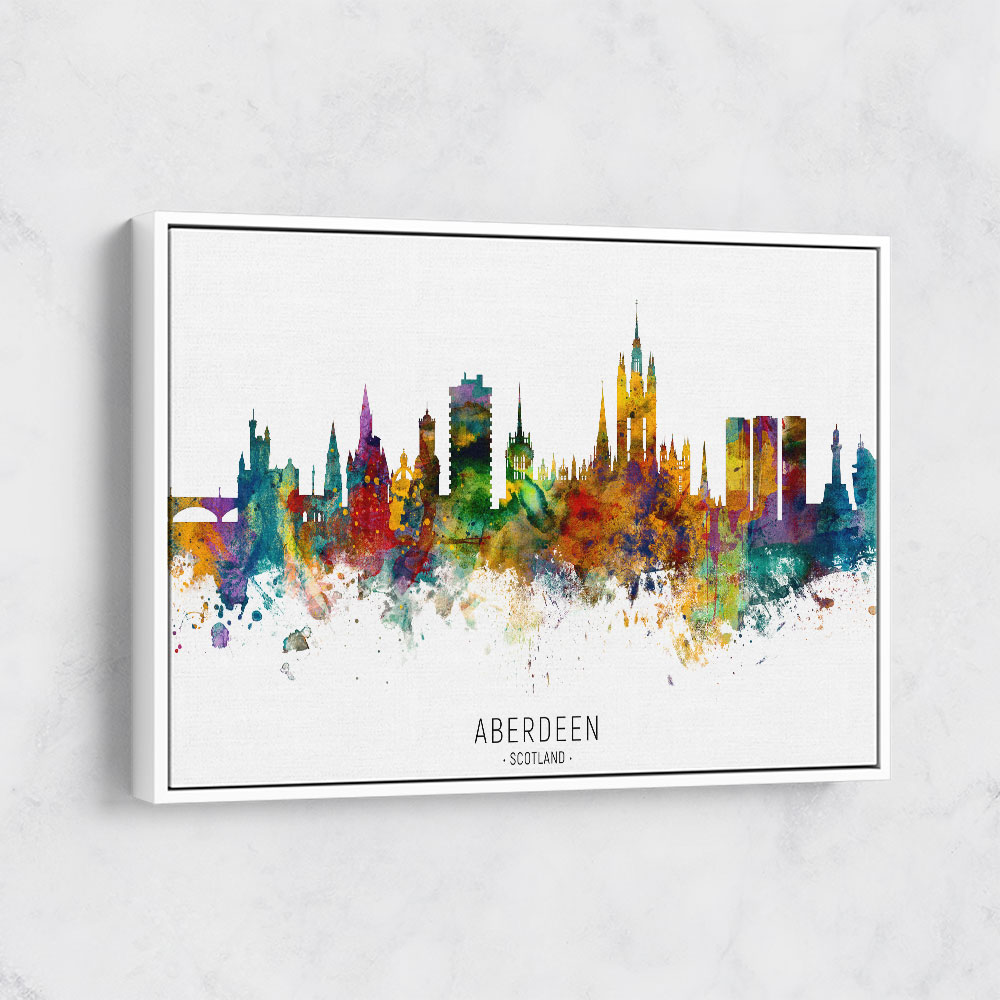 Aberdeen Scotland Skyline