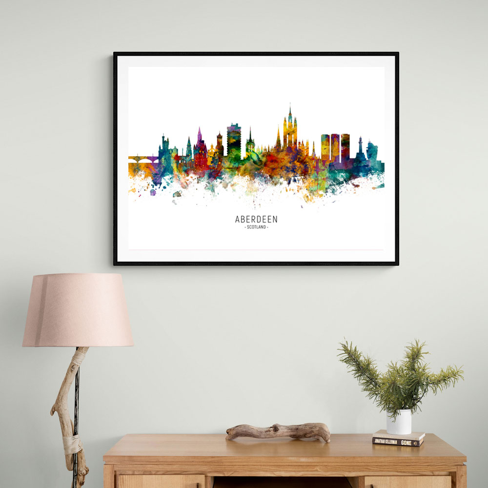 Aberdeen Scotland Skyline