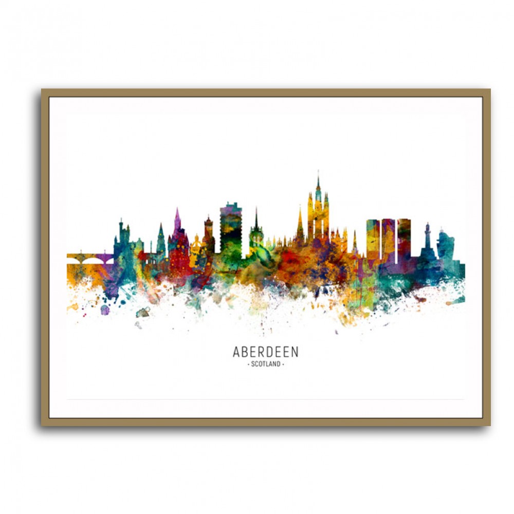 Aberdeen Scotland Skyline