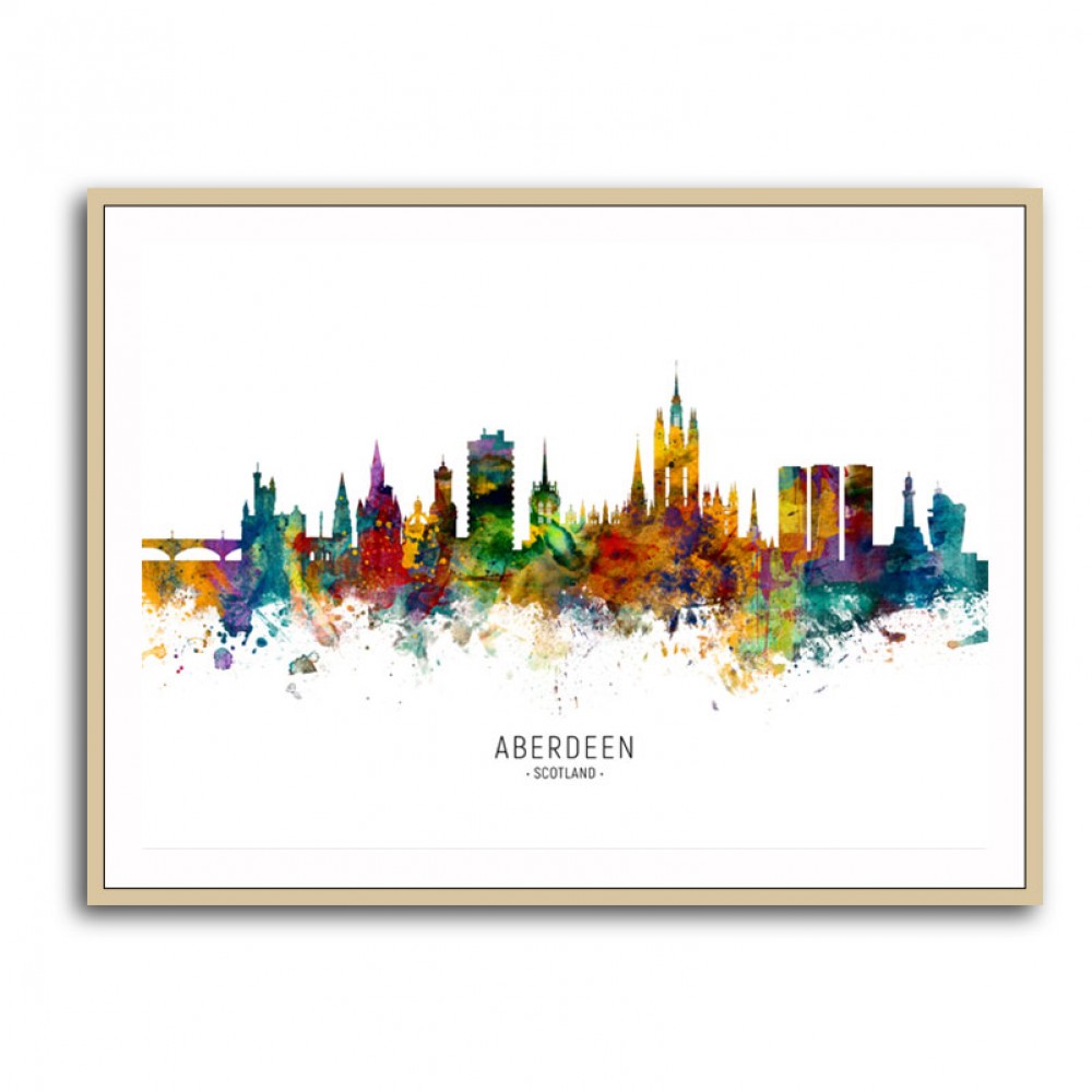 Aberdeen Scotland Skyline