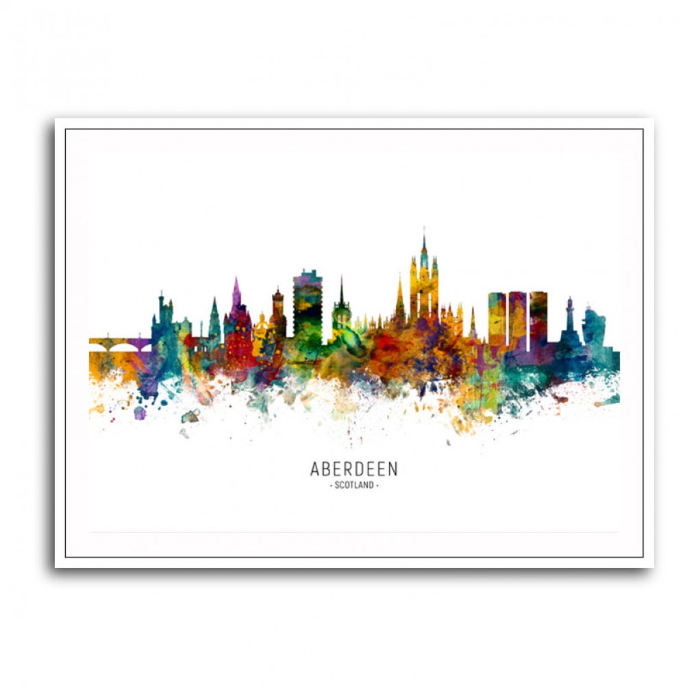 Aberdeen Scotland Skyline