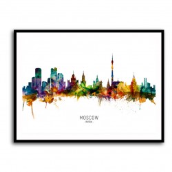 Moscow Russia Skyline