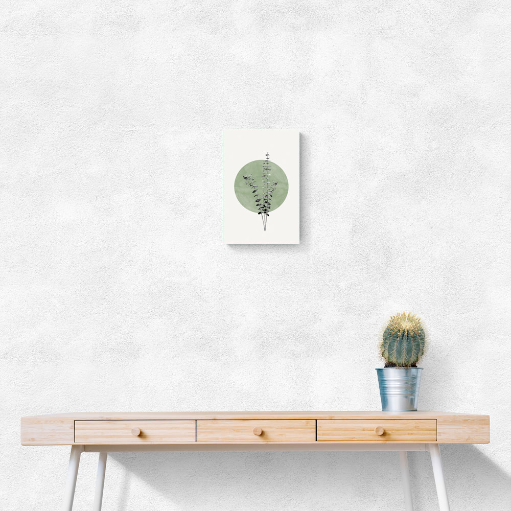 Eucalyptus and Green Moon Eucalyptus and Green Moon