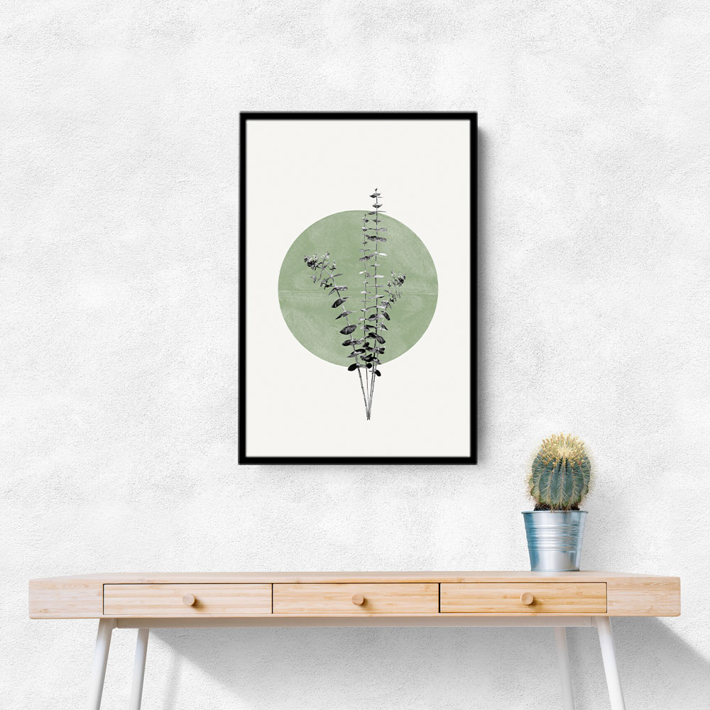 Eucalyptus and Green Moon Eucalyptus and Green Moon