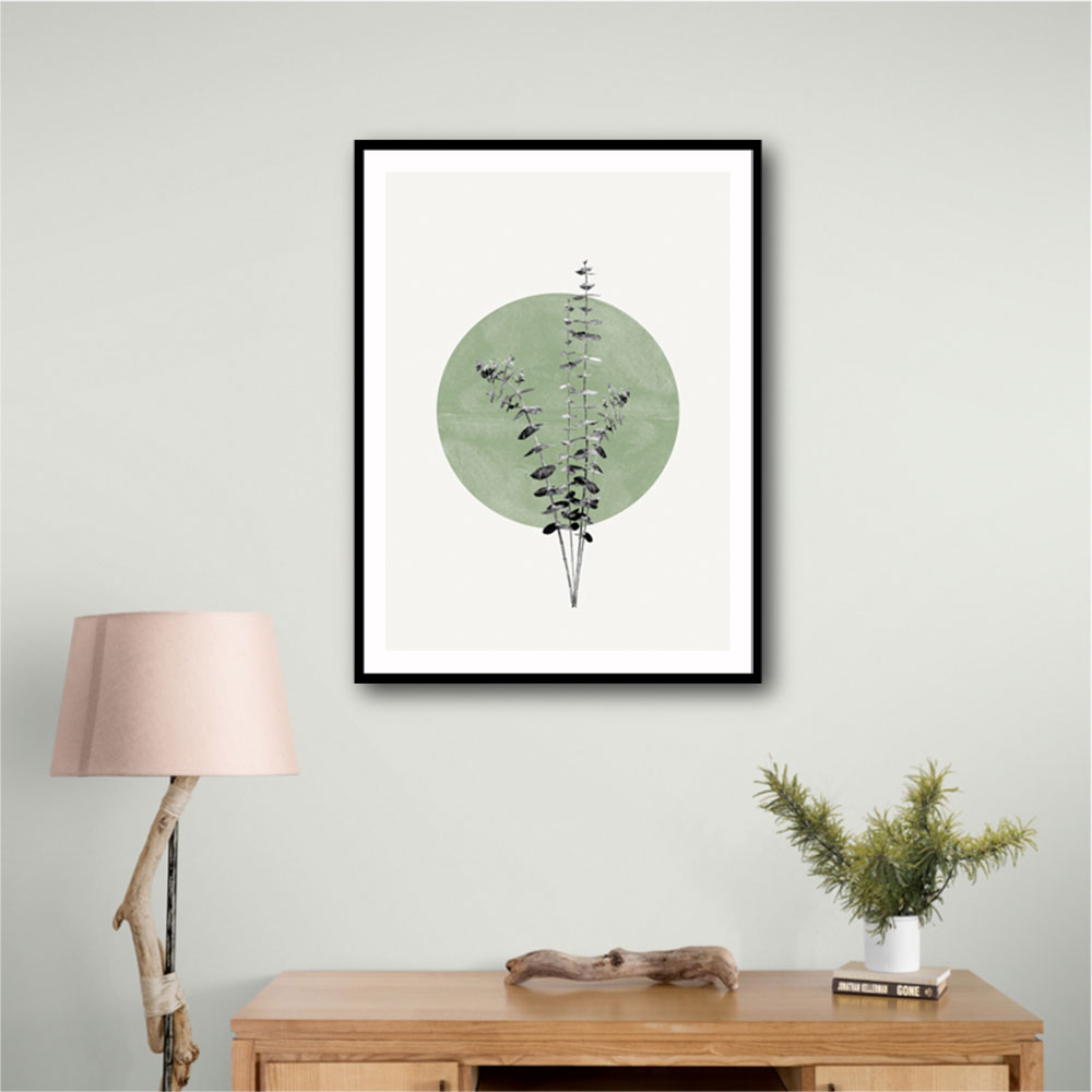 Eucalyptus and Green Moon Eucalyptus and Green Moon
