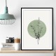 Eucalyptus and Green Moon Eucalyptus and Green Moon